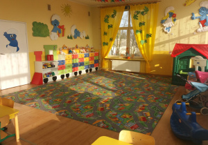 sala grupy Smerfy